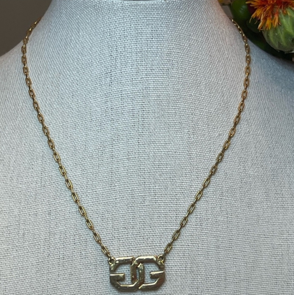 GIVENCHY Double G Logo Vintage Choker Necklace - Picture 6 of 9